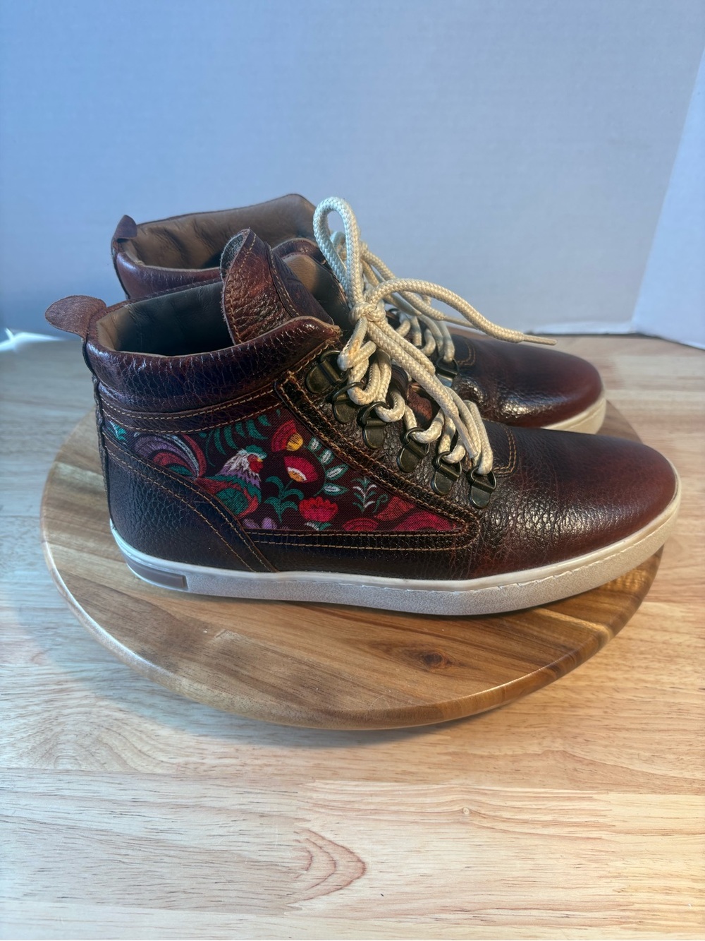 INKKAS Roster Tan Leather-Lined Shoe with Black Insole